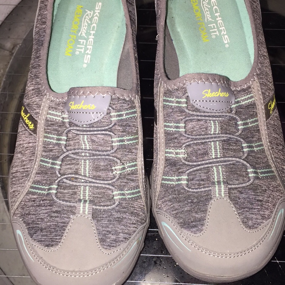 Skechers slip on memory foam women’s sneakers